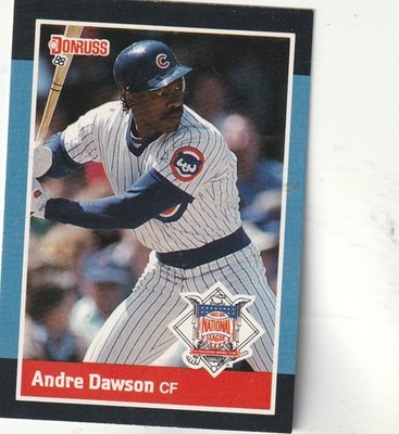 FREE SHIPPING-MINT-1988 Donruss All-Stars #36 Andre Dawson CUBS