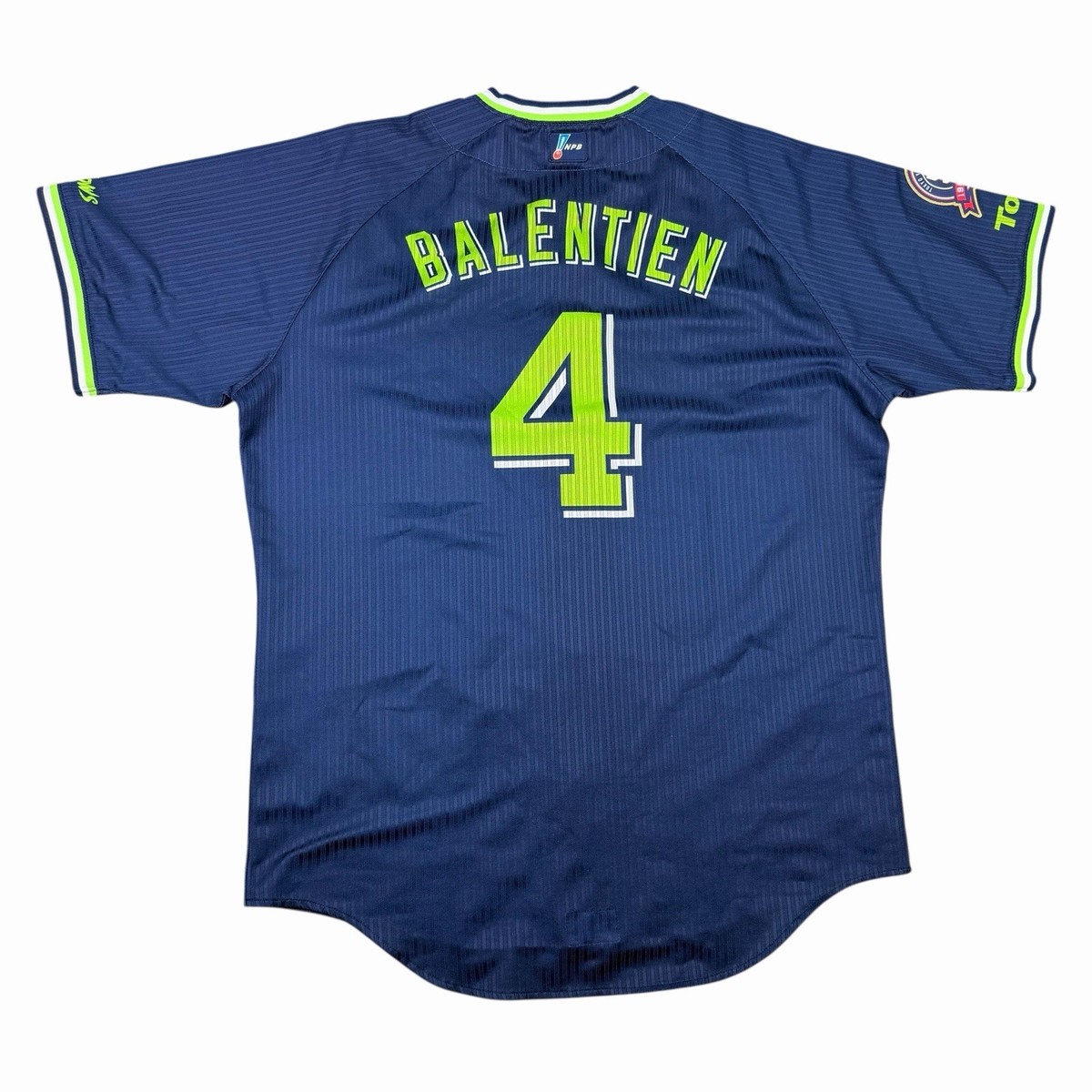 TOKYO YAKULT SWALLOWS #4 Belentien Game Used 2019 Majestic Jersey