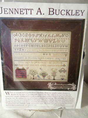 Needlework Press JENNETT A BUCKLEY Sampler Ctd Cross Stitch CLUB Kit