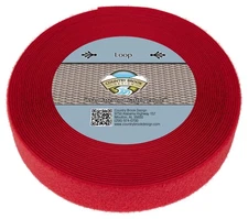 Country Brook Design® Red Sew On Loop Only (2 inch, 5 yards)