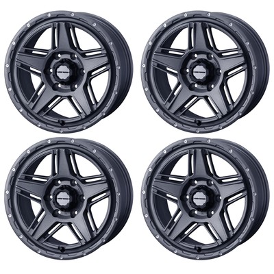 WEDS MUDVANCE 07 Wheels 16x6.5J+38 6x139.7 Flint Gray [Set of 4]