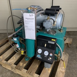 ADP Apollo A0C0S22D Dental Air Compressor Unit Oil Lubricated 1HP 230V