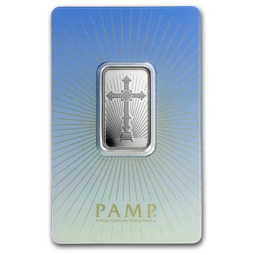 Ebay Live 34.22 - Series Romanesque Cross 10 Gram Silver Bar