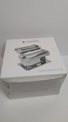  Made in Italy PASTASET Pasta Machine Gift Set, Chrome Steel. Includes Atlas 