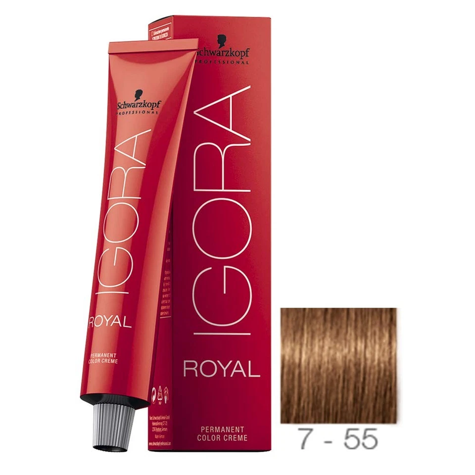 Color de cabello real Schwarzkopf Igora 2,11 OZ rubio medio dorado 100 blanco cobertura Foto 4 de 4