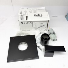 Delta Ara 14 Series Single-Function Valve Trim Matte Black Handle T14067-BL
