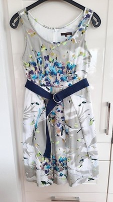 ADOLFO DOMINGUEZ - Gr.38 Schönes Sommerkleid Partykleid Blüten In Pastellfarben