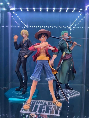 One Piece POP Sailing Again Monkey D. Luffy Roronoa Zoro Sanji Action Figures