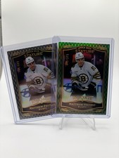 2023-24 Upper Deck Stature Matthew Poitras 42/375 & 105/999 ROOKIE LOT BRUINS