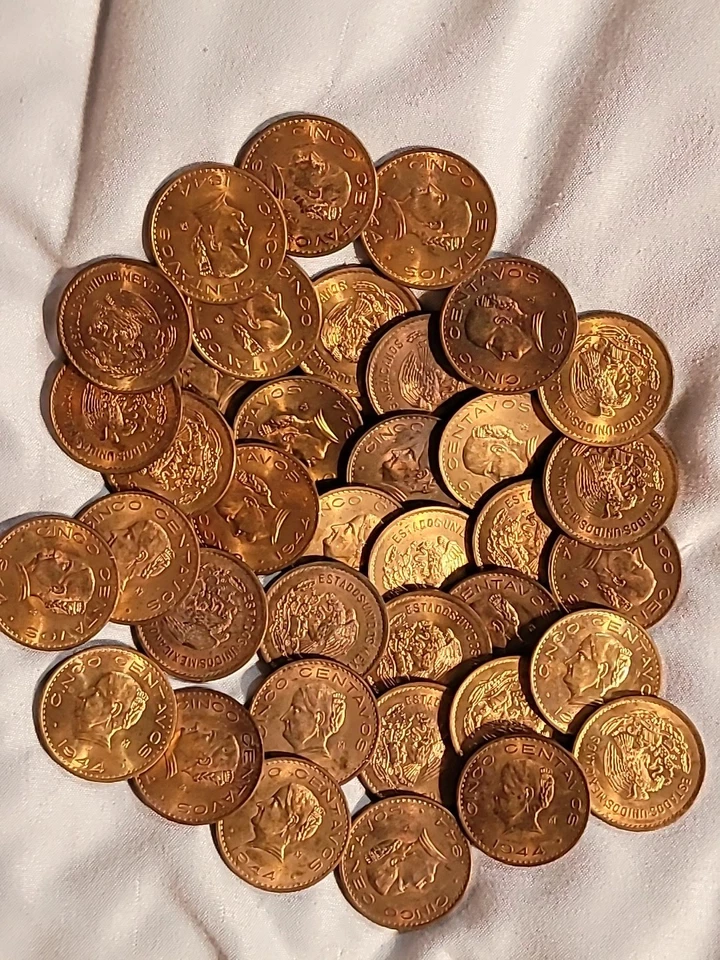 Mexico 5 Centavos Coin, 1944 Josefa Ortiz NGC MS 65 RD - Image 3 of 4