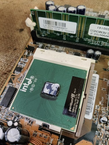 Computer Vintage Motherboard Asus CUV4X ATX - CPU Intel Pentium III - RAM✅ - Foto 3 di 5