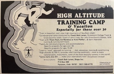 High Altitude Training Camp with Coach Bob Larsen