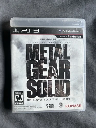 Metal Gear Solid Legacy Collection PlayStation 3 Complete, No Codes, See Descrip