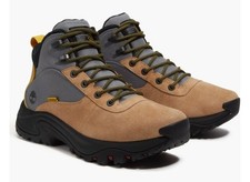 Timberland Men's Mt. Maddsen Peak Mid Waterproof Hiking Boot Size 9 Beige/Suede