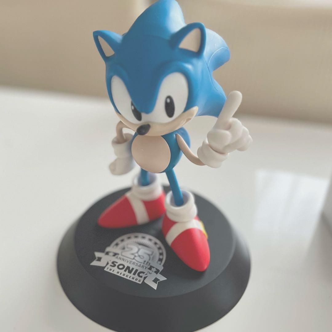 e⚪︎SEGA⚪︎　ソニック　指差し　フィギュア Sonic The Hedgehog 25th Anniversary Figure SEGA JAPAN GAME