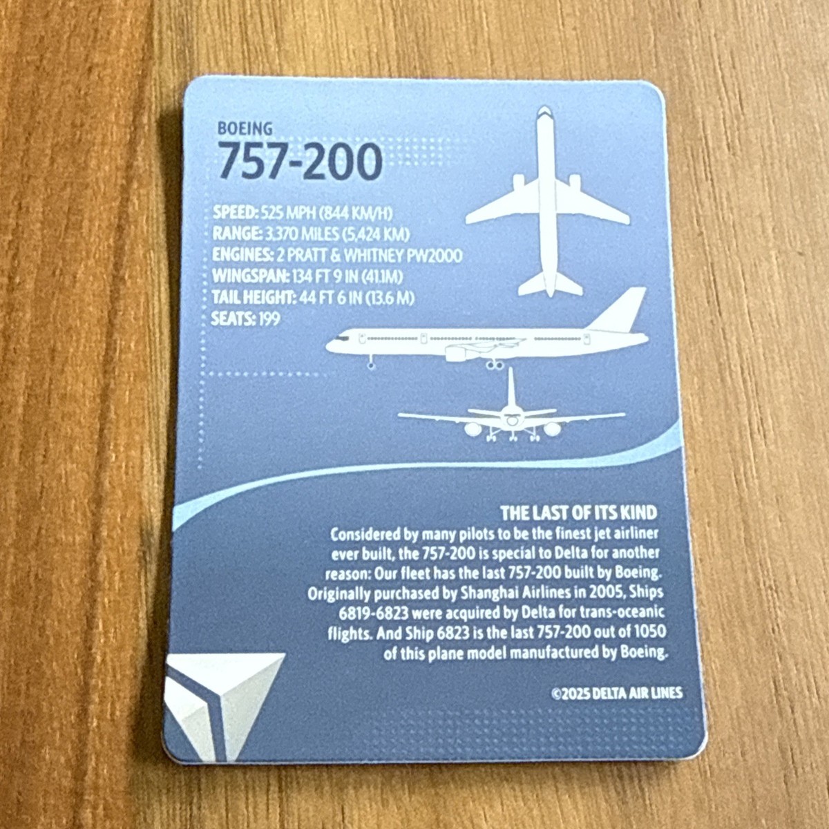 Delta Trading Card 757 New Set 2025 No.70 Centennial | eBay
