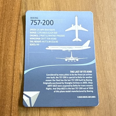 Delta Trading Card 757 New Set 2025 No.70 Centennial | eBay