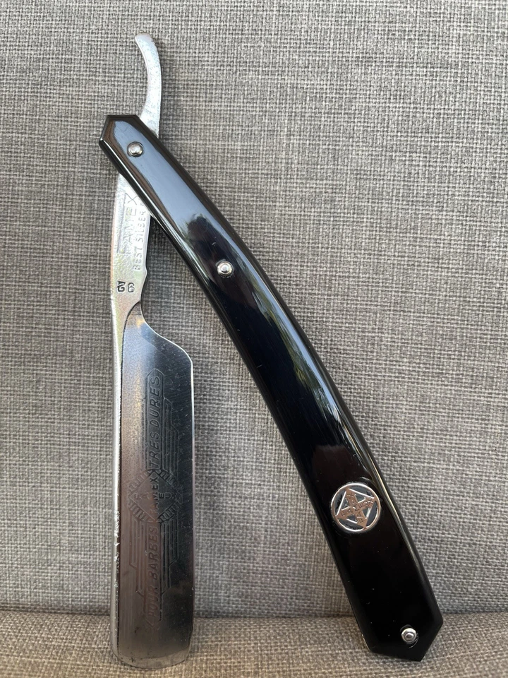 Famex no.92  Solingen Rasoio a mano libera  razor coupe choux - Immagine 4 di 4