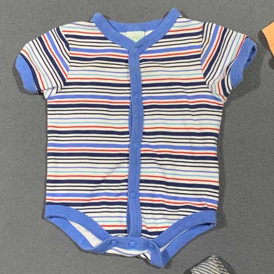 Conjunto de conjunto de 5 piezas para bebé niño mono vintage bodys mamelucos talla 3 meses Foto 3 de 4
