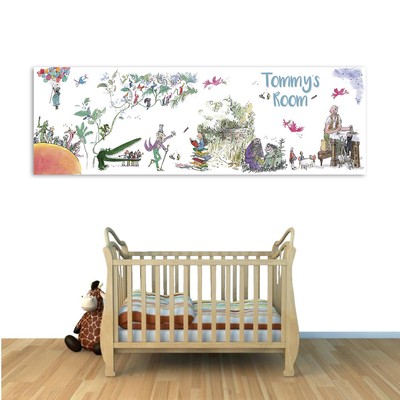 MATILDA ROALD DAHL SET OF 2 QTY 70cm tall vinyl wall decal sticker