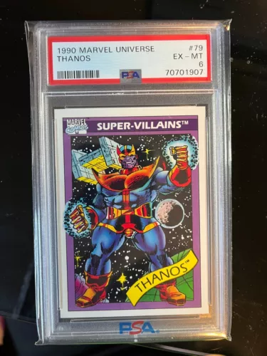 1990 Marvel Universe  THANOS #79, PSA 6, EX-MT, FRESH