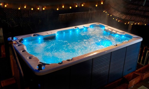 Calgary 24 Jet 4 Person Plug & Play Acrylic Spa - LEDs, Waterfall, & Ozone - Picture 11 of 11