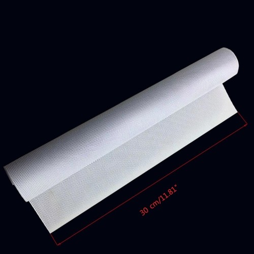 White PVC Mesh Dustproof Fan Filter Grills Computer Case Cover for Cooling - Afbeelding 8 van 10