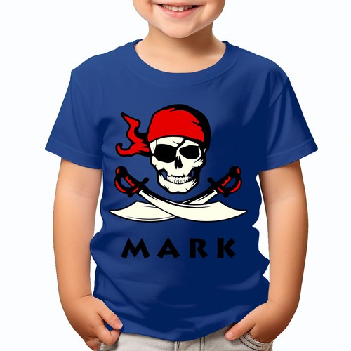Personalised Your Name Pirate Adventure Boys Girls Kids T-Shirts #TA-23 2T1A1 - Picture 6 of 8