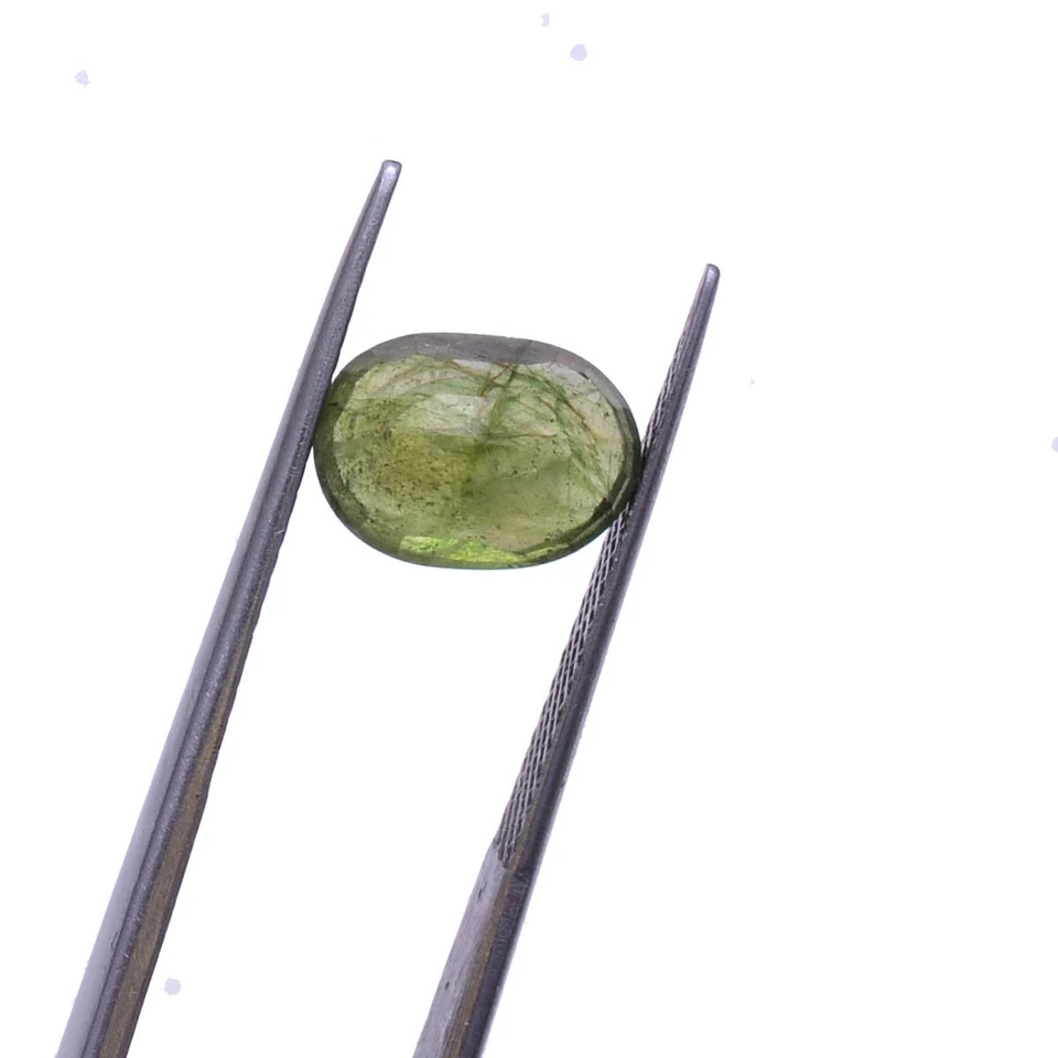 3.75 Cts Peridot Natürlich Unbehandelt Oval Schliff 10mm 7mm Ringgröße Lose - Bild 4 von 4