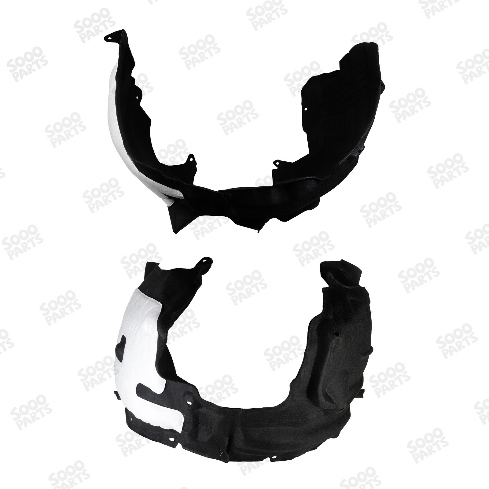 Pair Front Driver & Passenger Side Fender Liner For 2020-2024 Toyota Highlander