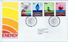 FDC AB97 Great Britain 1978 energy sources 4v