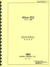 Nikon FE2 Service  Repair Manual 1963 Reprint