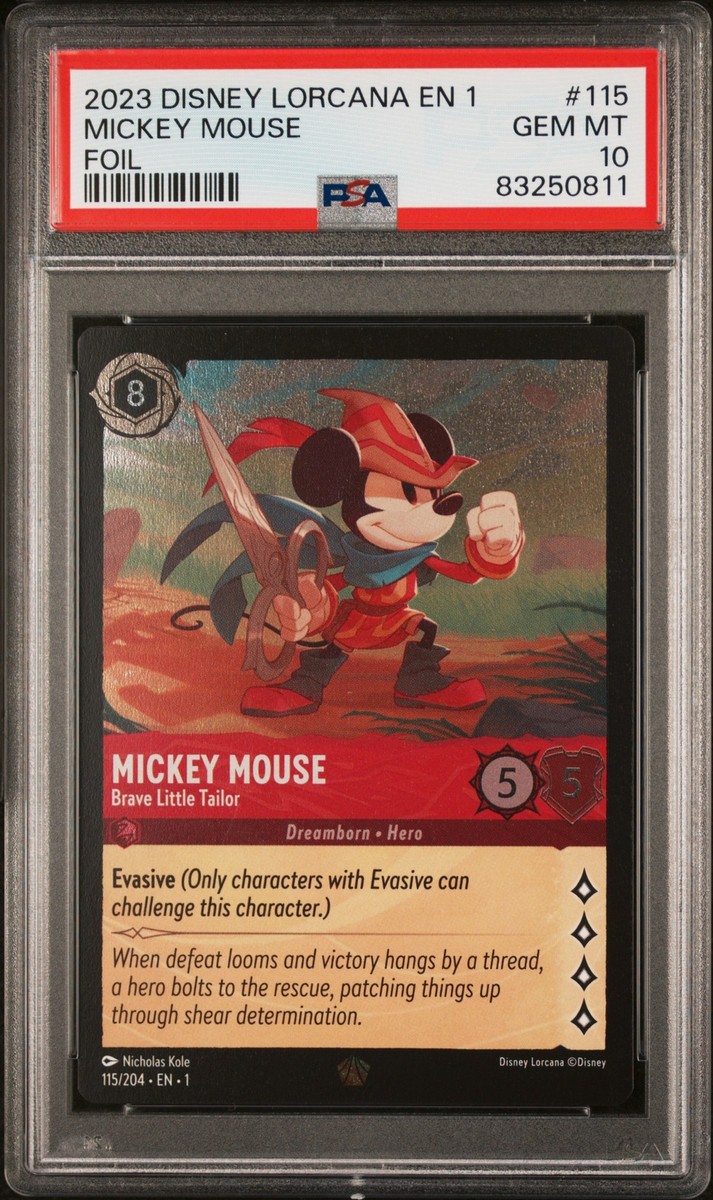 【PSA10 3枚】ミッキー ブレイブ・リトル・テイラー Foil【JA1 まんぞく屋 格安TCG通販 / < Foil > 〈LE〉JA1-115/204