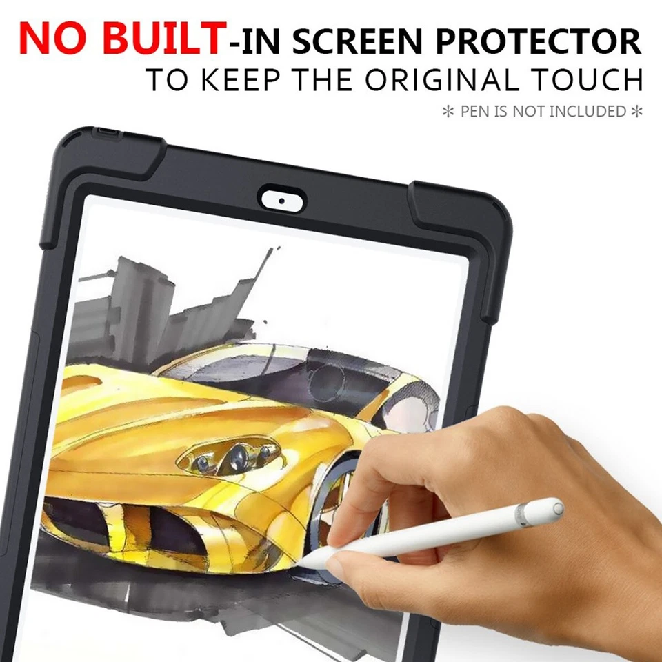 Extreme Army Military Heavy Duty Cover Case Kickstand for Apple iPad 9.7" 2018 - Image 4 of 4