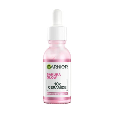 GARNIER Sakura Glow Repairing Serum 10x Ceramide 30ml   Repair Skin Barrier
