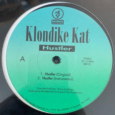 KLONDIKE KAT Hustler 12'' BEATBOX gangsta SEALED