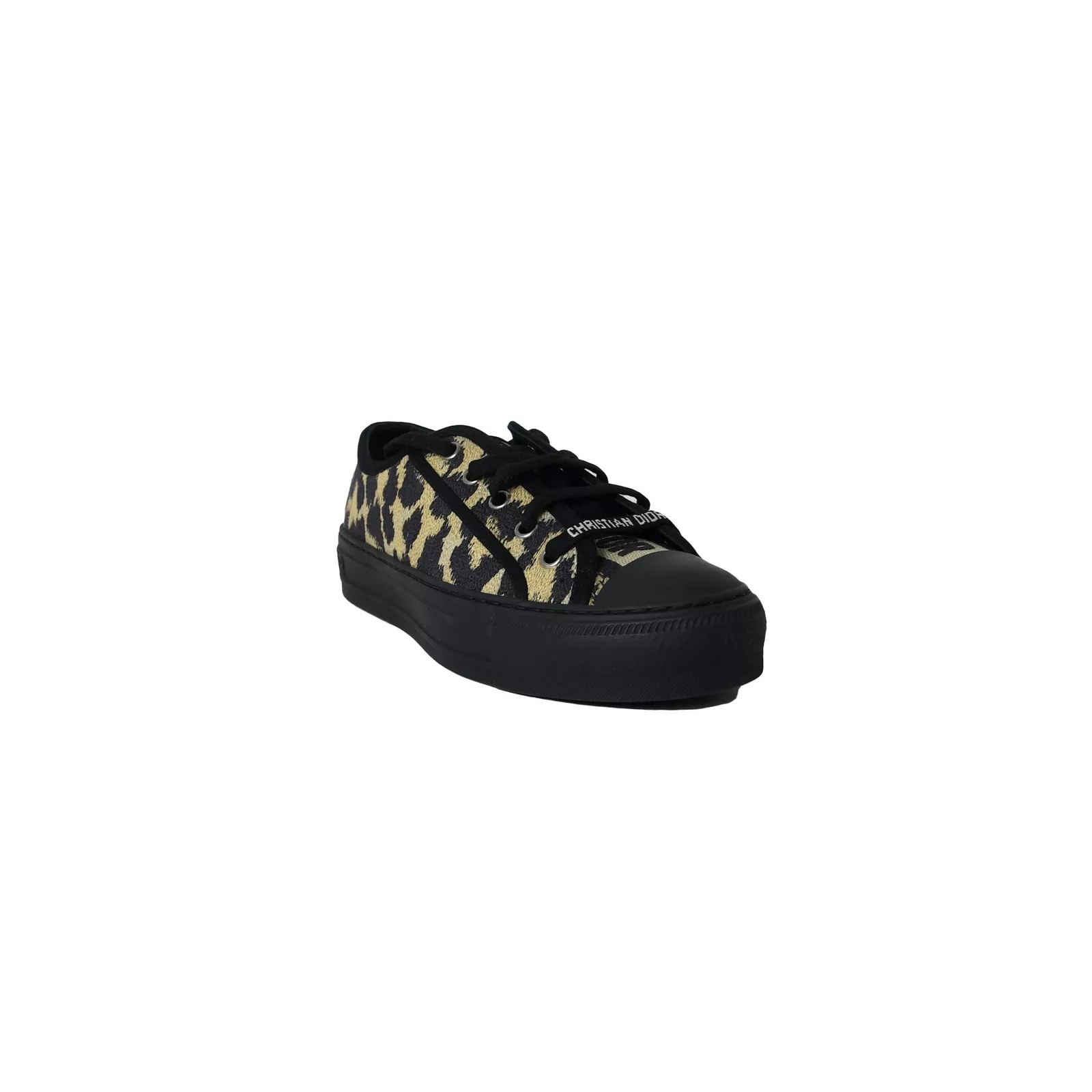 Baskets Dior D Leopard Cotto Walk N Dior naturelles