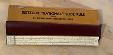 Antique Dietzgen Slide Rule with Leather Case made in USA