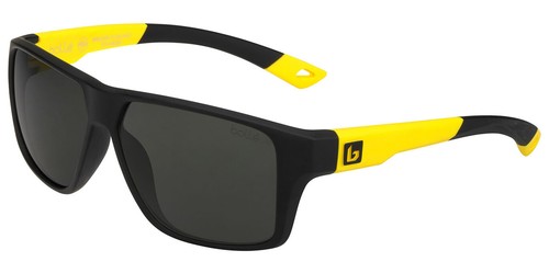 Bolle Brecken Floatable HD Polarized Black/Yellow Matte Sunglasses 12460 Taiwan - Picture 1 of 3