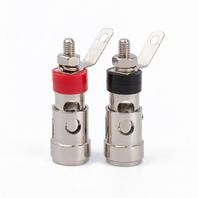 2PCS Binding Post Connector Binding Post Self-locking Terminal Block for Audio