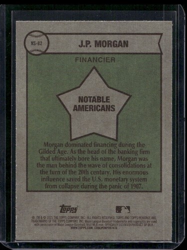 2025 Topps Heritage Notable Americans Inserts ~You Pick & Complete Your Set~ - 第 123/154 張圖片