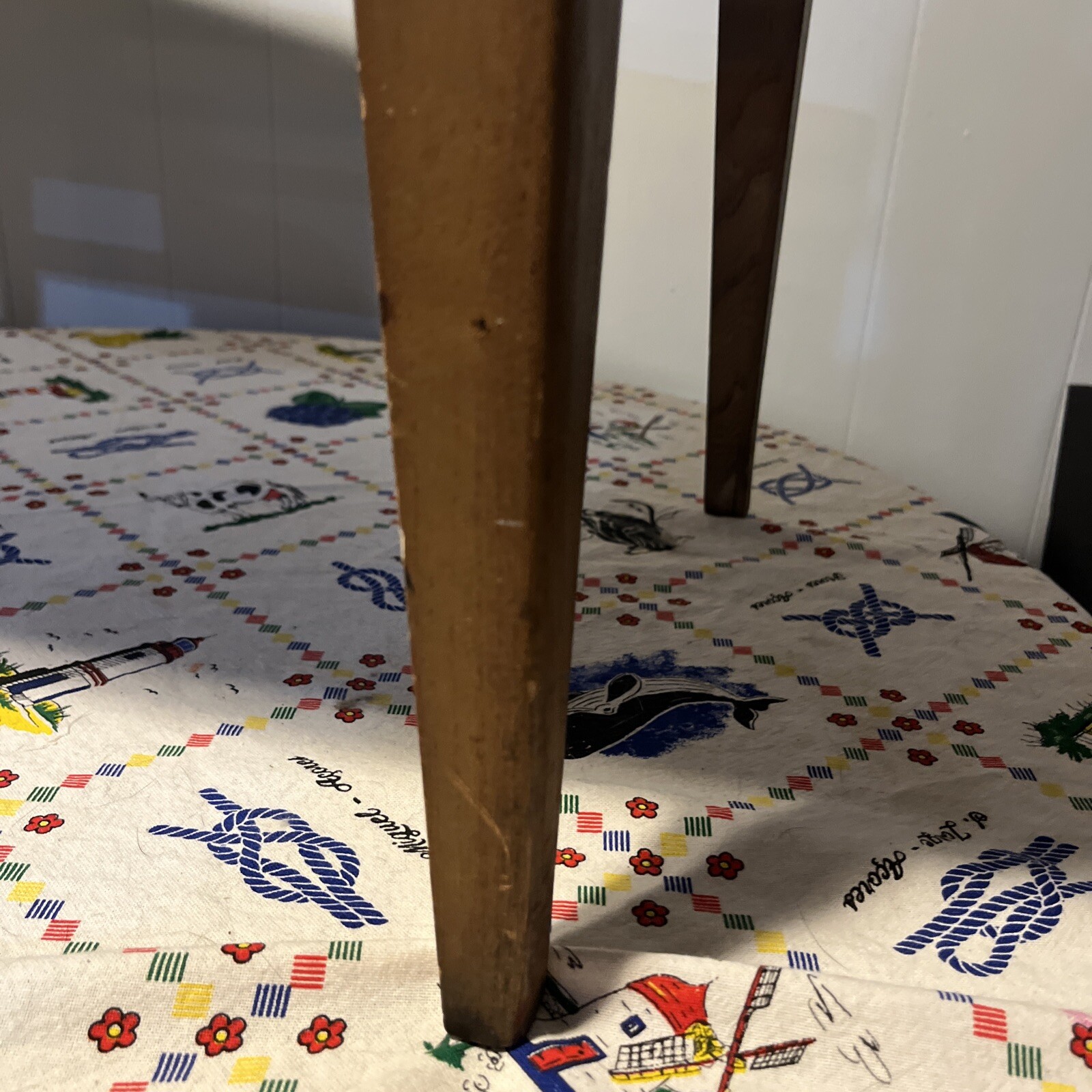 Vintage Lane End Table Solid Walnut Step 2 Tier MCM Furniture Vintage