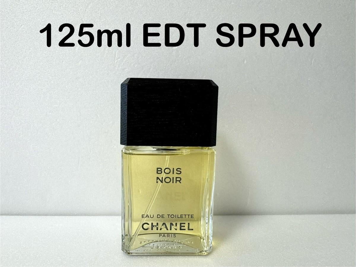 CHANEL BOIS NOIR EDT 125ml Spray Vintage 1987 FULL Bottle CHANEL BOIS NOIR EDT 125ml Spray Vintage 1987 FULL Bottle