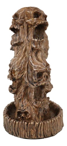 Morphing Screaming Underworld Skulls In Willow Tree Backflow Incense Cone Burner - Picture 6 of 9