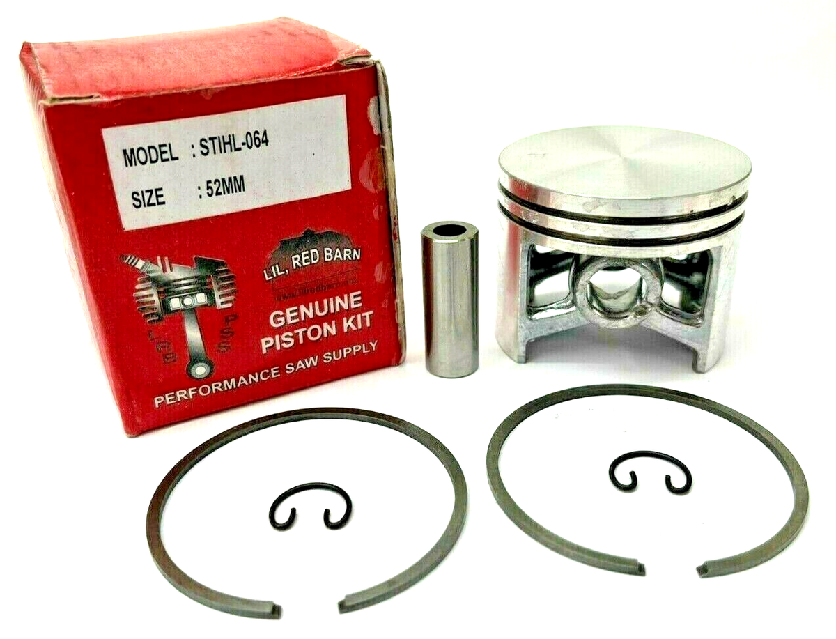PISTON KIT FITS STIHL 064 CHAINSAWS, 52MM KIT, REPLACES PART