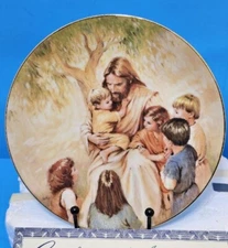 Walter Rane Collector Plate#3122A 1990 "Blessed Are The Children" w/ COA & Boxed