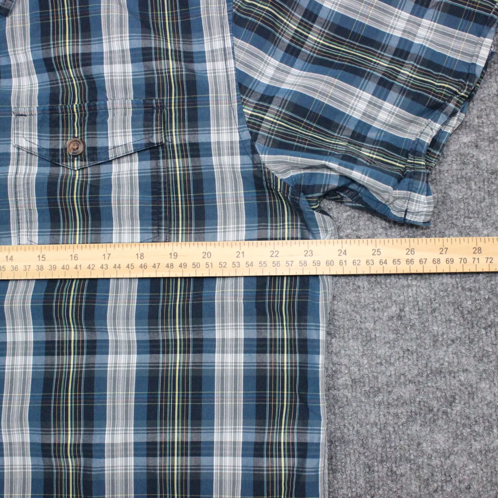 prana button up plaid short sleeve outdoor hiking organic shirt