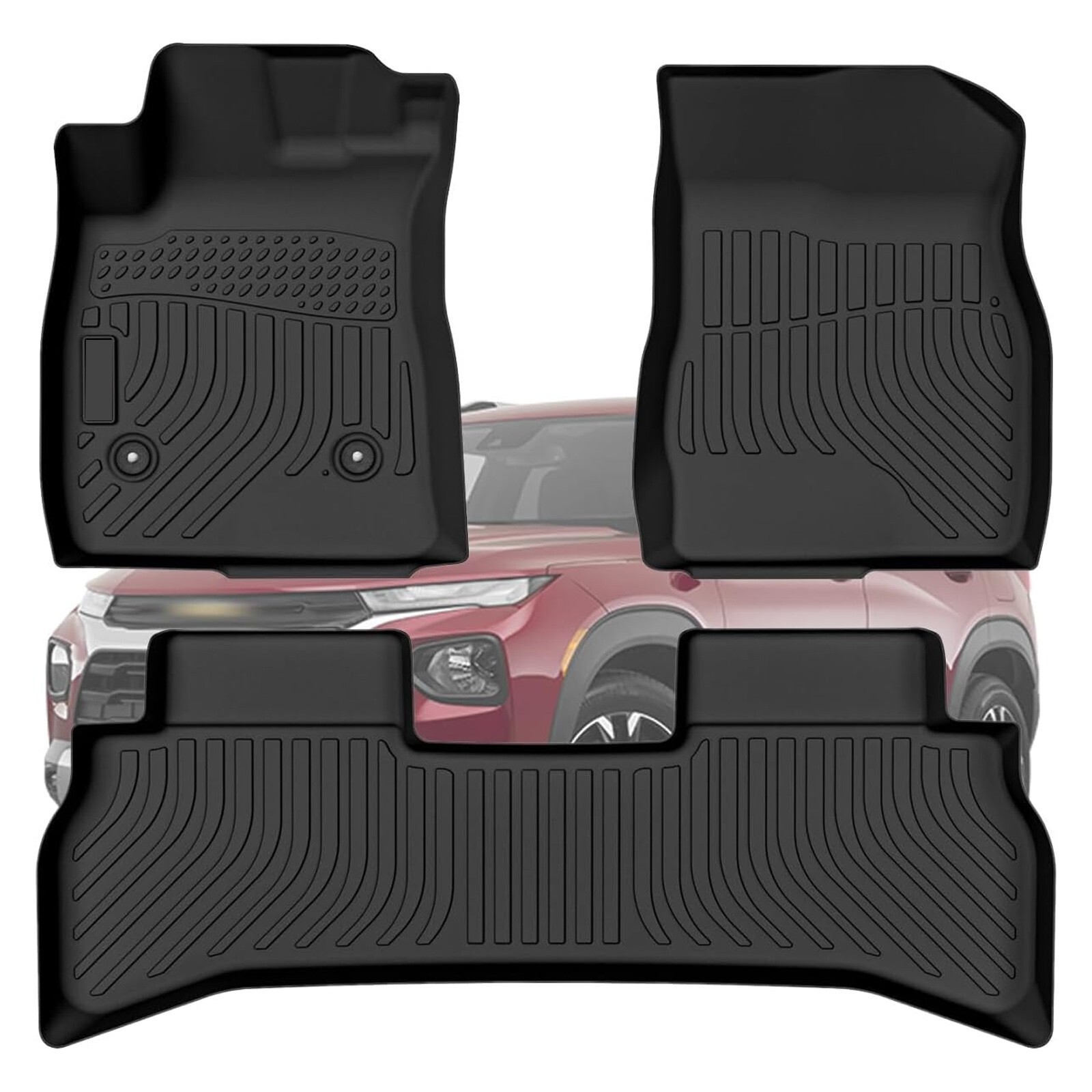 Alfombrillas para todo tipo de clima para 2021-2024 Chevy Trailblazer (FWD Only)