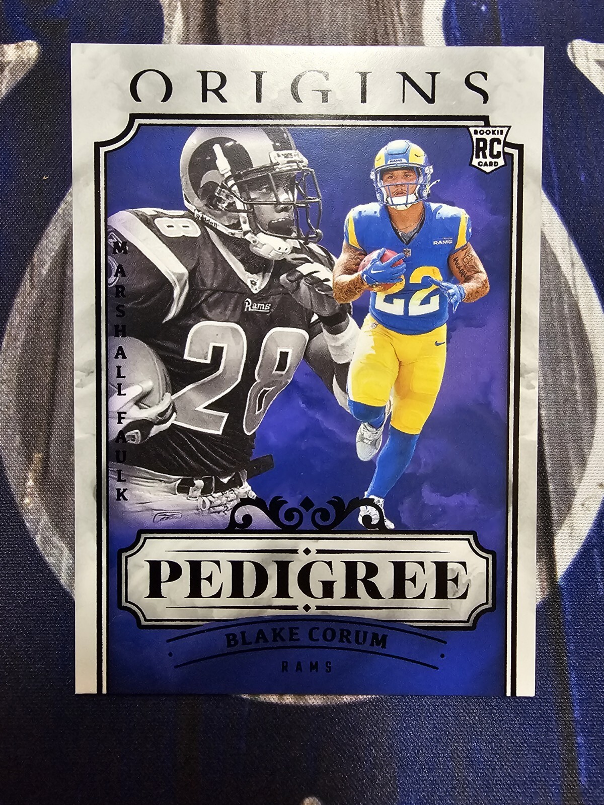 2024 Blake Corum (RC) Panini-Origins "Case Hit!" PEDIGREE #19