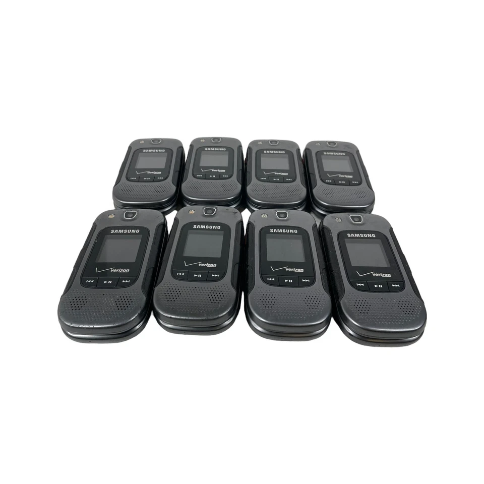 (Lote de 8) Teléfono Samsung Convoy III 3 SCH-U680 Gris Abatible. Foto 3 de 4